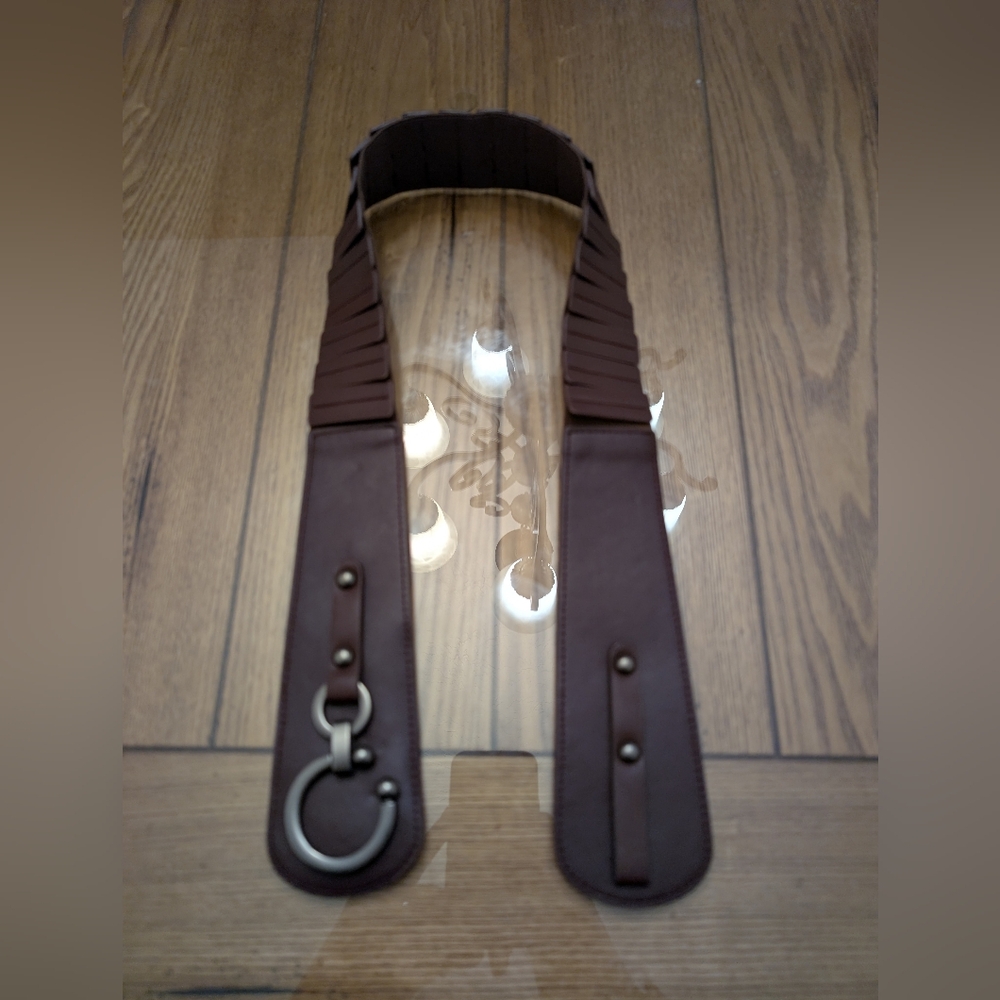 JasGood Women's Fashion Vintage Wide Elastic Stretch Waist Belt interlock Buckle
